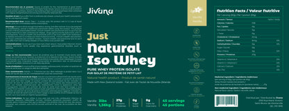 Natural Iso Whey Vanilla